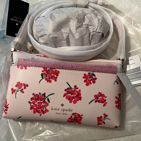 47. Kate Spade Sadie Crossbody Set in Coastal Floral - Picture 6 of 10